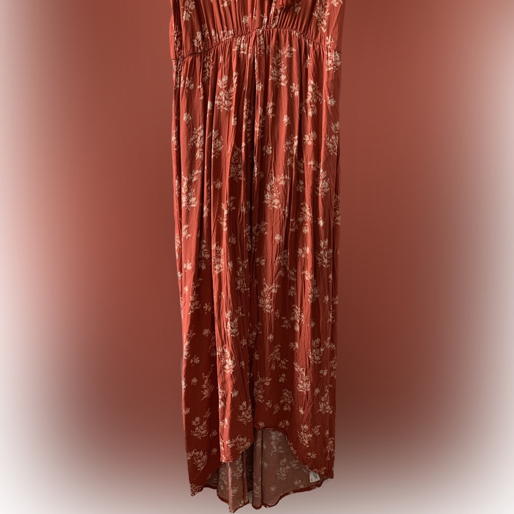 🔵 Xhilaration Women's Floral Print Maxi Dress - Picture 3 of 7